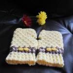 Crochet gloves mittens wris..