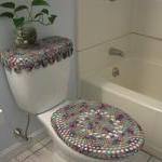 Crochet Toilet Seat Cover, ..